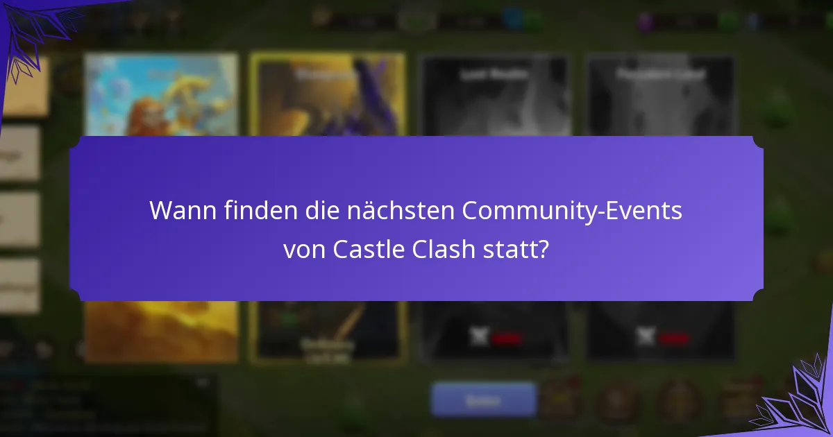 Wie funktionieren die Verlosungen in Castle Clash?