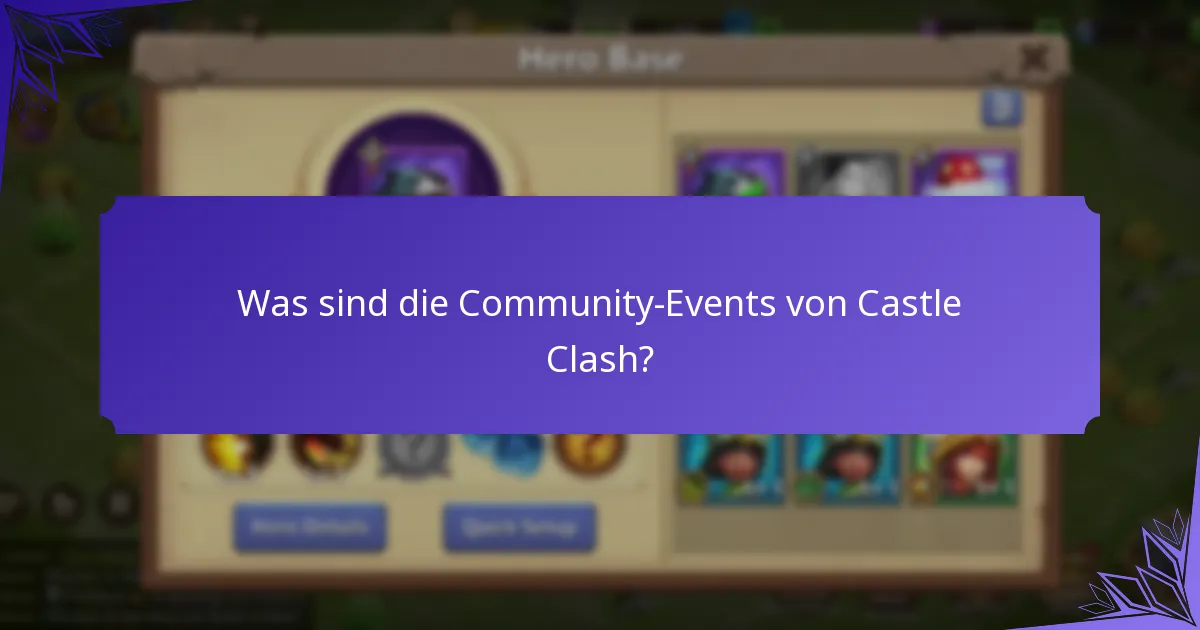 Welche Sonderaktionen werden in Castle Clash angeboten?