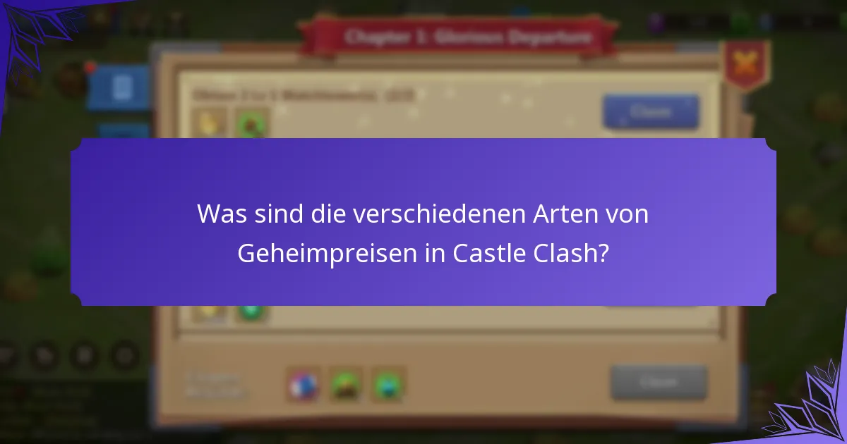 Wie funktionieren Überraschungsbelohnungen in Castle Clash-Events?