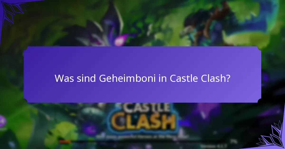 Was sind Überraschungsbelohnungen in Castle Clash?