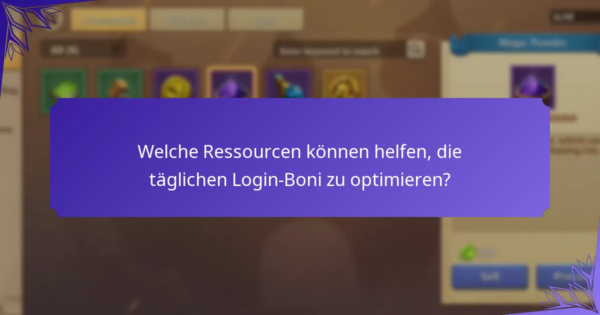 Welche speziellen Aktionen sind für die täglichen Login-Boni verfügbar?