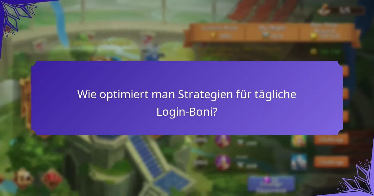 Wie optimiert man Strategien für tägliche Login-Boni?